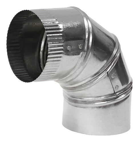 Zingueria Galvanizado Curva Articulada 4 Pulgadas (101,6mm) 0