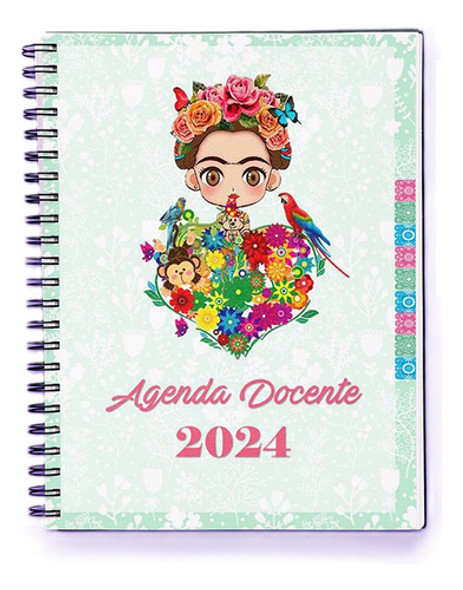Agenda Docente 2024 Imprimible Editable Imprimir Frida #4 0