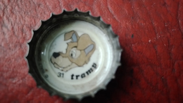 Tramp - Chapita Nº 31 Tapa Gaseosa Teem - Walt Disney 0