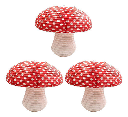 Estatueta Grande De Cogumelos, Lanternas De Papel De Cogumel 0