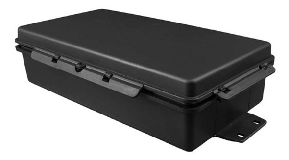 Caixa Hermética Multiuso Longa Grande 32 X 16 X 8cm Preta 0