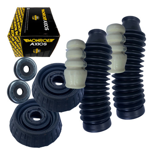 2 Kit Batente Dianteiro Honda New Fit 2011 Original Axios 0