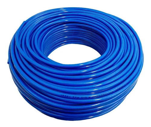 60 Metros Mangueira Tubo De Ar Poliuretano 6 Mm Pu Azul 0