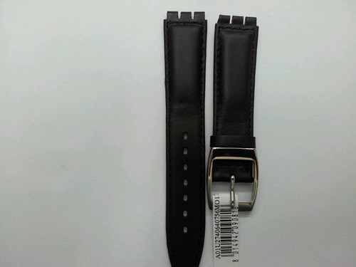 Malla Morellato Para Relojes Swatch 2740.56 Negro Satinado 1