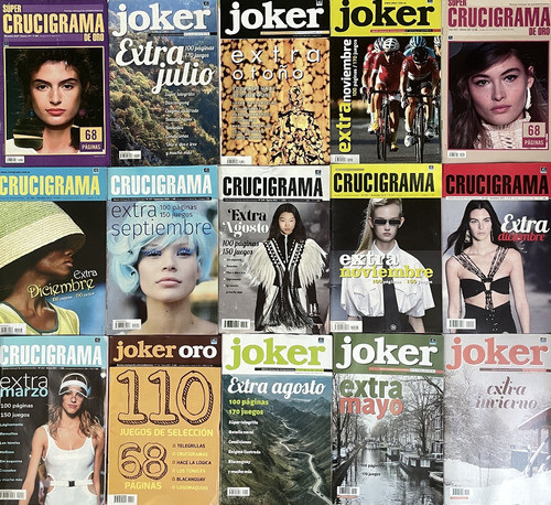 Lote Crucigramas Surtidos Oro Joker Extra Pack X15 Oferta 0