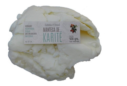 Manteca De Karité X 500 Grs Pura Hidratante Antiage En Once. 0