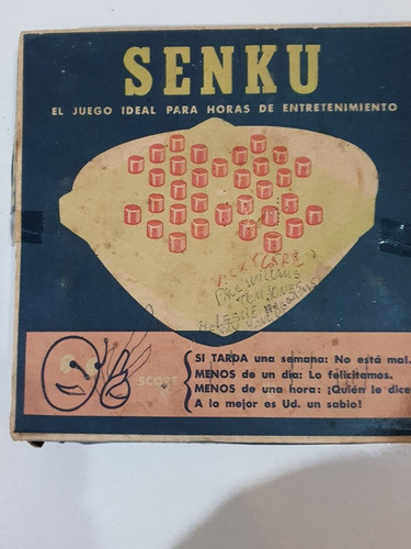 Antiguo Juego De Mesa De 1960 Senku 1