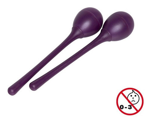 Stagg Seg-mlpp Huevos Maracas Mango Largo Par Purpura 25 Gr 0