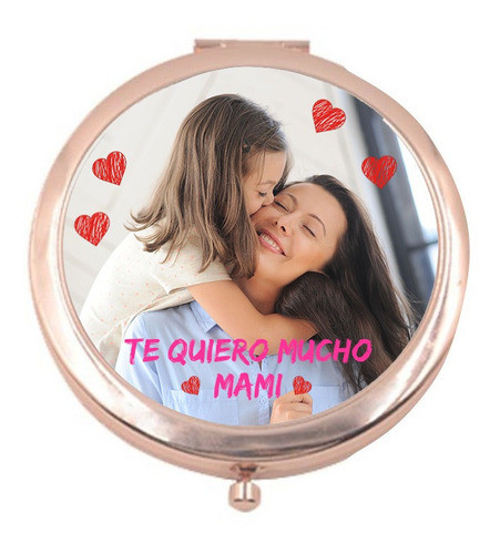 Para Mamá!!! Espejo De Cartera Personalizado Rosado 0