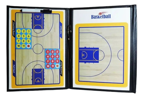 Tabla Pizarra Doble Táctica De Basketball Entrenamiento Dt 1