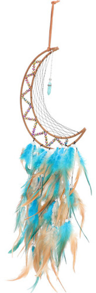 Decoração De Parede Moon Catcher Boho Moon Dream Catcher 1