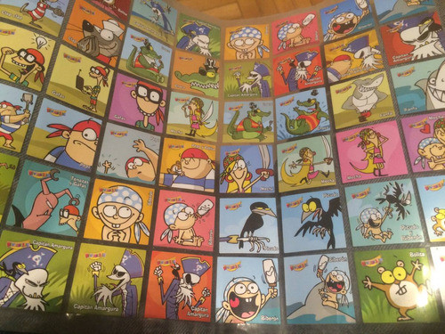 Rareza!! Colección Completa De Stickers Galletitas Diversión 1