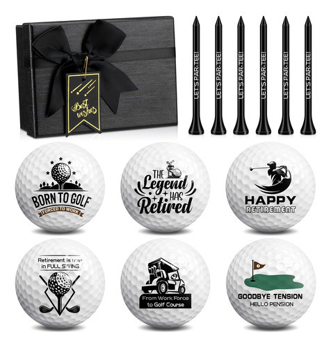 Arrowbash Juego 6 Pelotas Golf Divertidas Regalos Jubilación 0