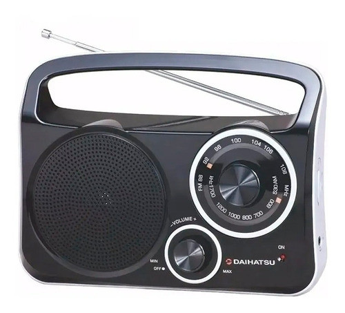 Radio Portátil A Pilas Daihatsu D-rrp400 Am/fm Dual 0