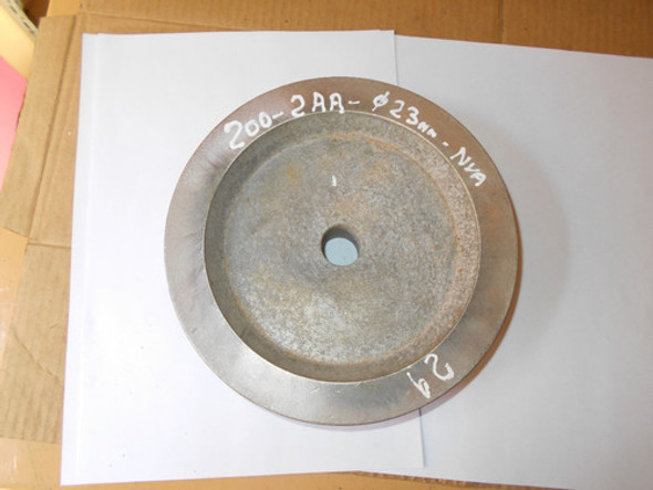 Polea Fund  Aluminio Diam 200 Mm 2 Canal A  Diam 23 Mm Nva. 1 Polea Fund  Aluminio Diam 200 Mm 2 Canal A  Diam 23 Mm Nva. 1