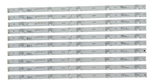 Tiras Led Para Skyworth Sw49s6sug 10 Tiras 5led 3v Nuevas 1