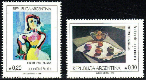 1985 Pintura Argentina- Lacamara - Argentina ( Serie) Mint 0