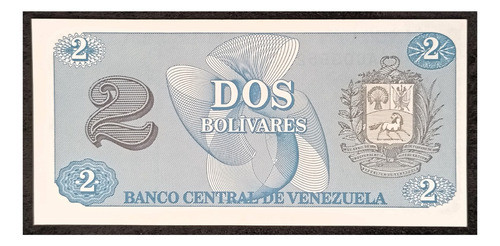 Venezuela 2 Bolívares 1989 Sin Circular Pick 69 1