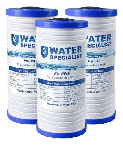 Waterspecialist Ap810 Filtro De Agua Para Toda La Casa, Reem 0