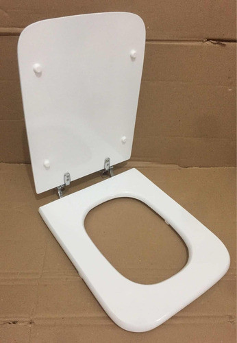 Asiento Para Inodoro Niza De Madera Con Hje Bronce Cromado 1
