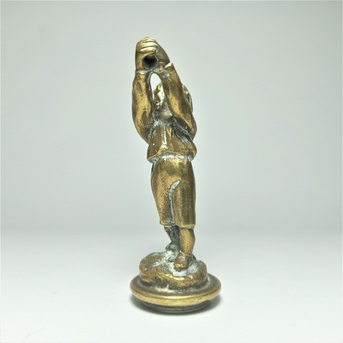 Muy Lindo Tapón De Radiador En Bronce! 1