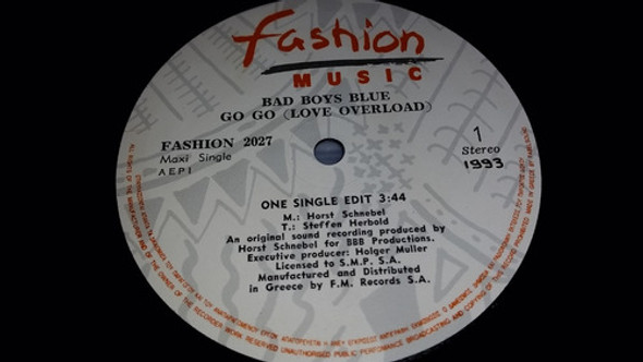 Bad Boys Blue Go Go (love Overload) Vinilo Maxi Grecia 1994 1 Bad Boys Blue Go Go (love Overload) Vinilo Maxi Grecia 1994 1