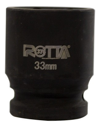 Soquete De Impacto 3/4 Pol Sextavado Curto 33mm Rotta 376 0