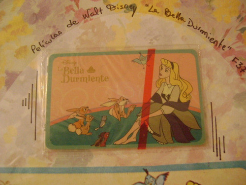 Tarjeta Telefonicadisney Bella Durmiente 1coleccionableusada 1