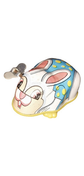 Conejito A Cuerda De Chapa Litografiada 0