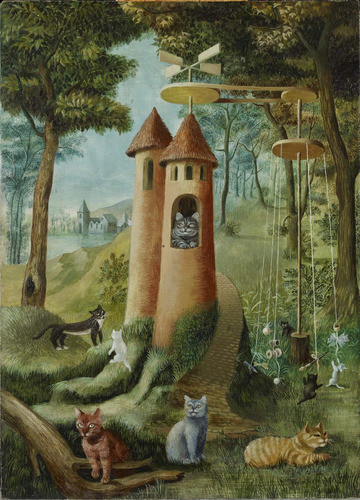 Poster Lamina El Paraiso De Gatos En Lienzo Canvas 60x90 0