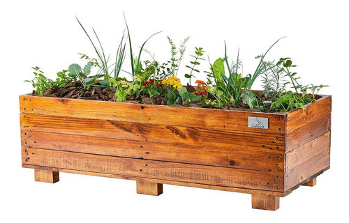 Combo Huerta Grande En Madera Reciclada 1