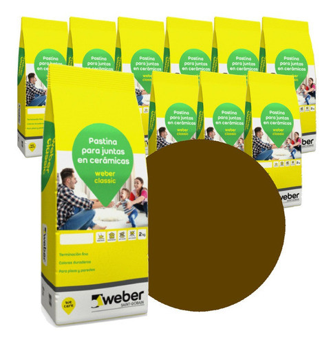 Pack De 10 Unidades Pastinas Classic Weber Color Habano 0