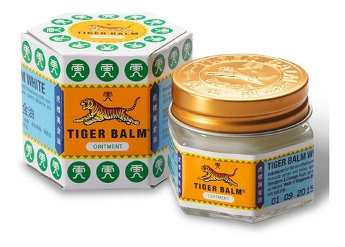 2 Pomadas Do Tigre Tiger Balm Branco 19g 100% Original 0