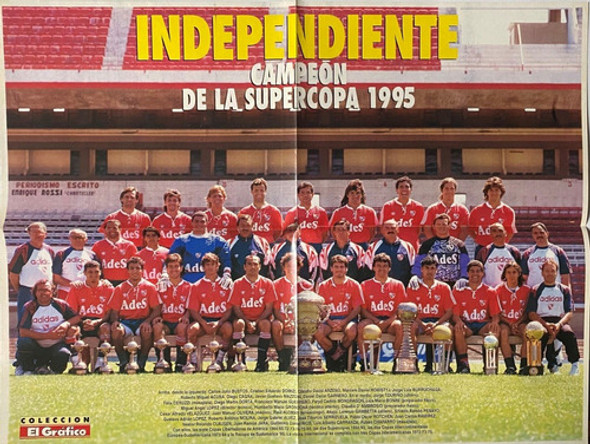 Poster Independiente Campeón Supercopa El Gráfico, Ez3 0