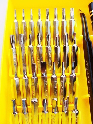 Kit Jogo Chaves Ferramentas De Precisão 32 Peças Imã E Pinçã 1