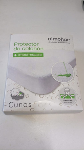 Cubrecolchon 120x60 Impermeable Pvc Y Toalla Para Cuna 1