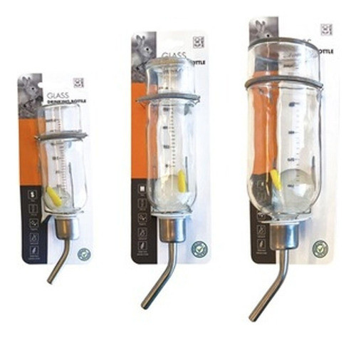 Bebedero Para Roedores De Vidrio 175ml 0