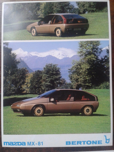 Mazda Mx-81 Bertone 4 Fotos Original Fábrica Autos 0