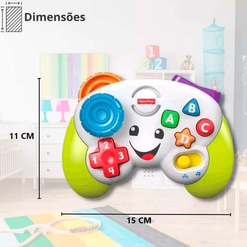 Controle De Vídeo Game Para Bebê Fisher Price Hxc28 - Mattel 1