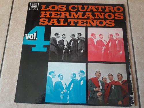 Los Cuatro Hermanos Salteños - Vol 4 - Lp Vinilo / Kktus 0