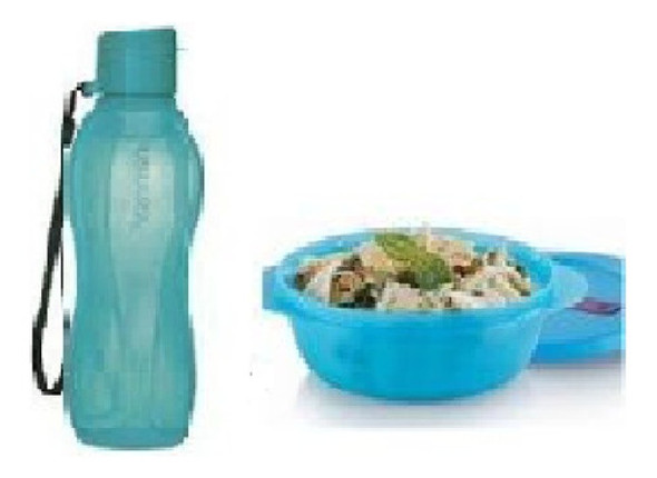 Set Tupperware Vianda Microondas Y Botella Con Pico 0