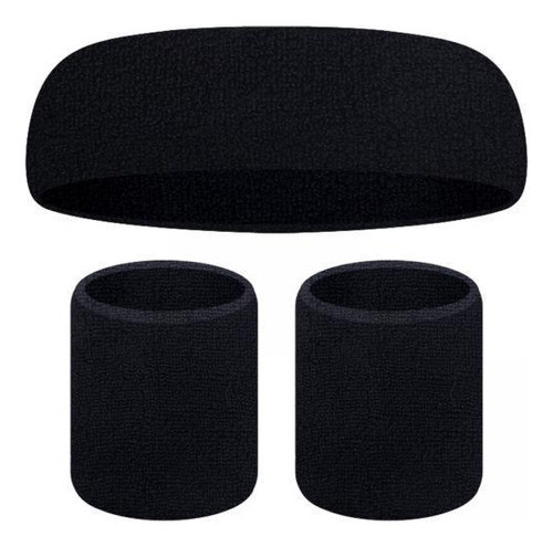 4 Pulseira Elástica Portátil Para Faixa De Suor Para Preto 0