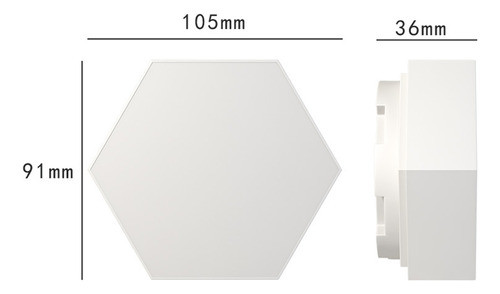 Lâmpada Noturna Lâmpada Hexagonal Luzes Decorativas Em Forma 1