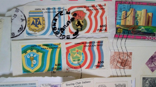 Lote 110 Selos Itália 1970/90 Coleção Revenda Leia  L 53 1