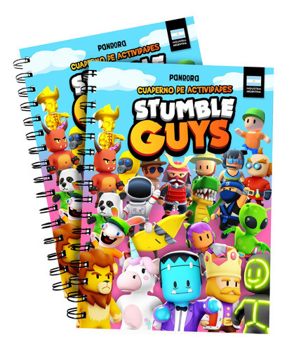 Cuaderno Stumble Guy Colorear Actividades Juegos Varios 0