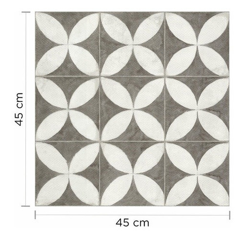 Sl Cer Flower White St 45x45 Sr 2,05 5745 1
