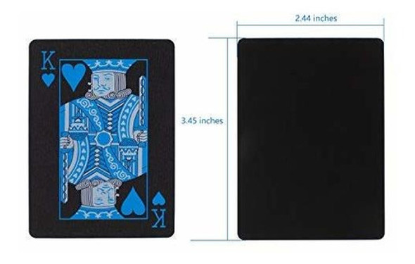 Tarjetas De Juego De Poquer De Plastico Resistente Al Agua C 1 Tarjetas De Juego De Poquer De Plastico Resistente Al Agua C 1