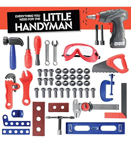 Play22 Stam - Juego De Herramientas Para Niños, 76 1