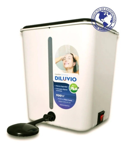 Calefón Eléctrico Diluvio Plus C-tablero Y Cable Pack De 5u, 0
