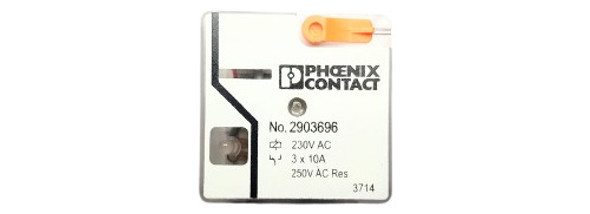Relé Bobina 220vac 3 Inversor 10 Amper Phoenix Conta 2903696 1